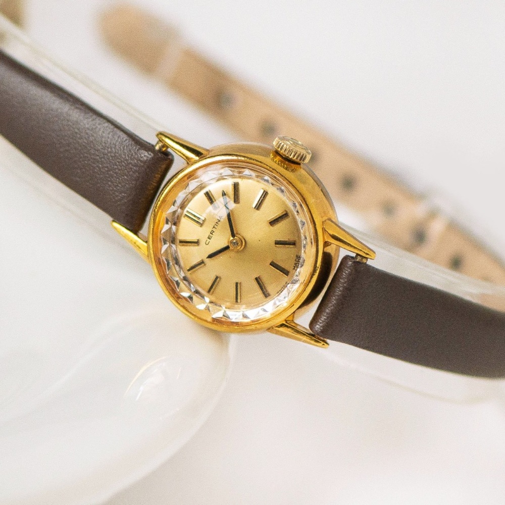 Vintage 1960s Swiss Certina Gold Women’s Watch